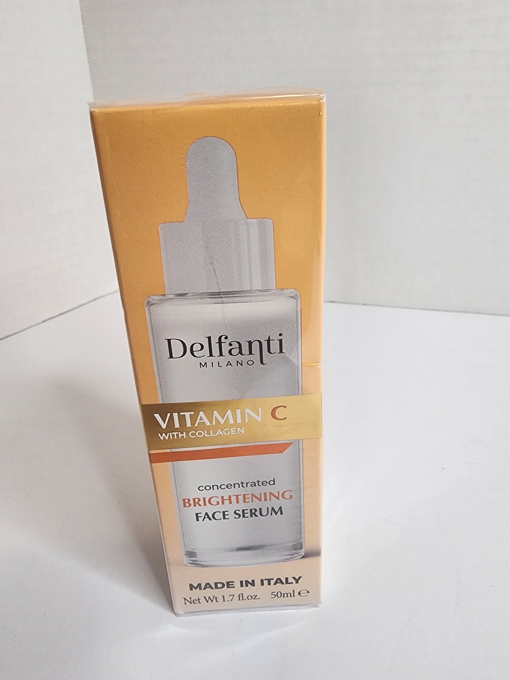 Delfanti Milano Vitamin C With Collagen Brightening Face Serum NIB Sealed
